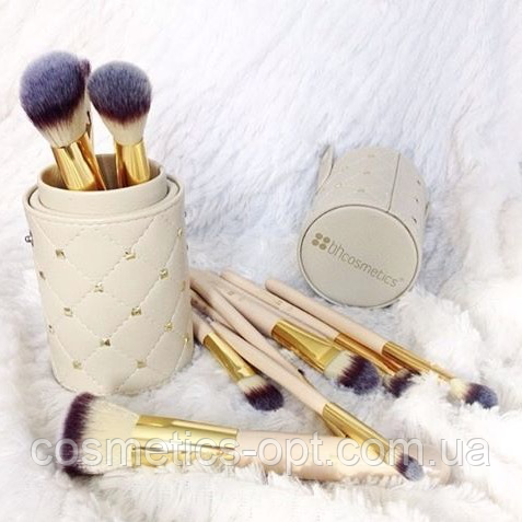 Кисти для макияжа в тубусе BH Cosmetics Studded Couture Brush Set, 12 шт - фото 3 - id-p1027974491