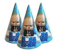 Колпачки детские праздничные картонные " Босс молокосос ( (The Boss Baby ) "