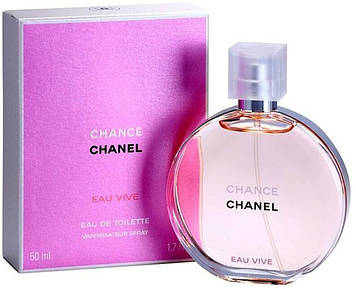 Жіноча туалетна вода Chanel Chance eau VIVE (Шанель Шанс Вів) оригінальна якість