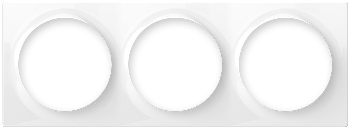 Рамка тримісна FIBARO Walli - FG-Wx-PP-0004