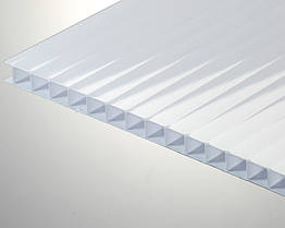 Стільниковий полікарбонат ТМ Oscar 4мм опал (білий) 2100х6000мм