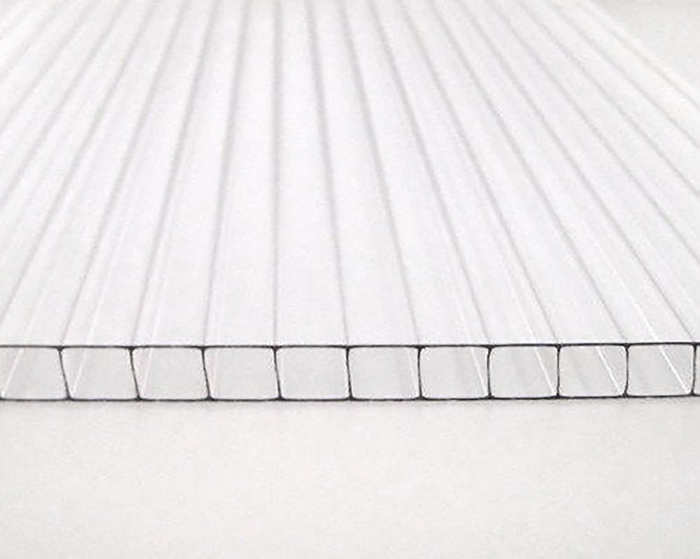 Стільниковий полікарбонат Lexan Thermoclear 8мм прозорий 2UV 2100х6000мм, фото 1