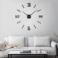Діаметр 60-130 см, 3д годинник, великі настінні годинники, годинник на стіну для офісу, стильні настінні годинники, годинник