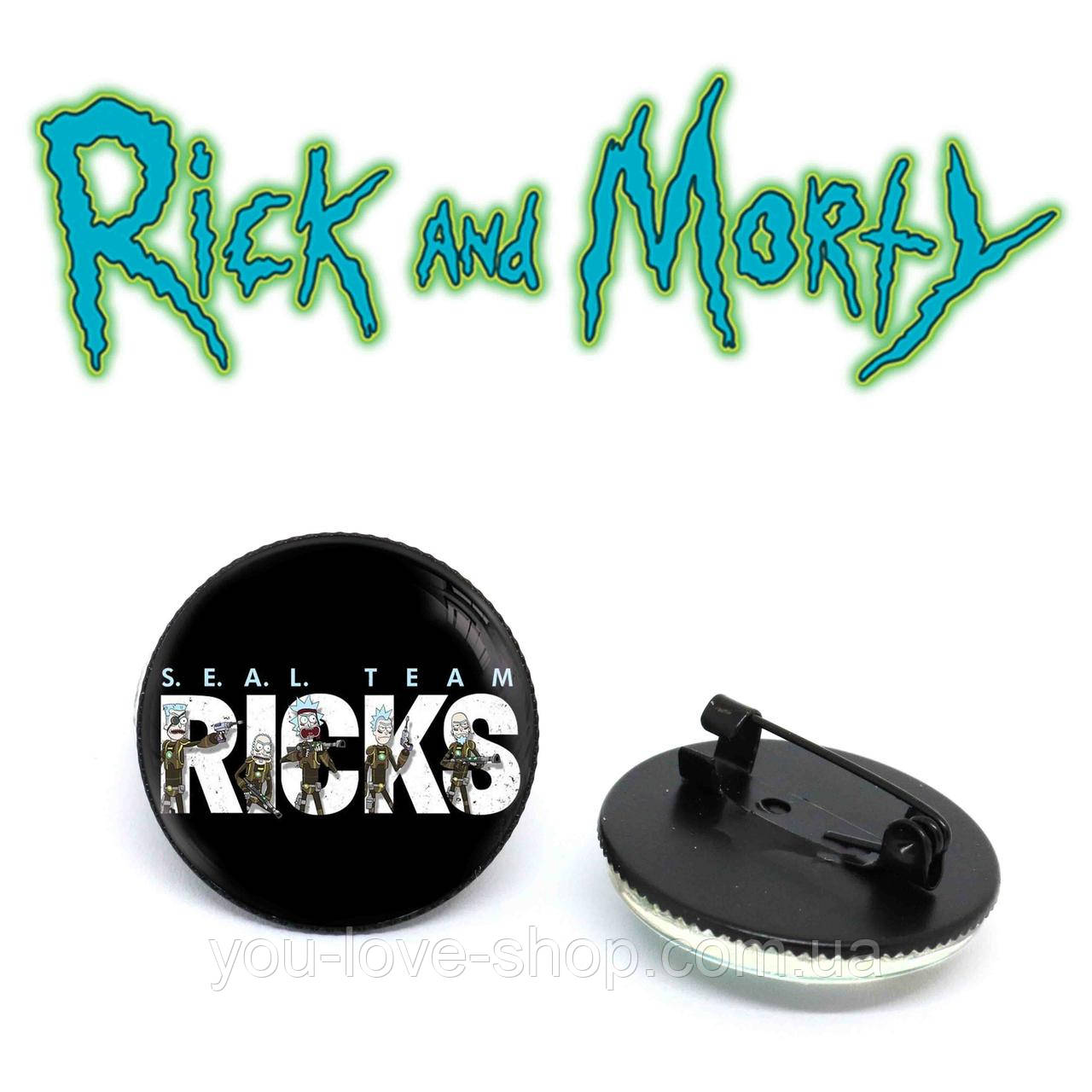 Значок S.E.A.L. team RICKS Рик и Морти / Rick and Morty