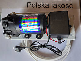 Помпа — насос для систем зворотного осмосу 75G на планці в зборі