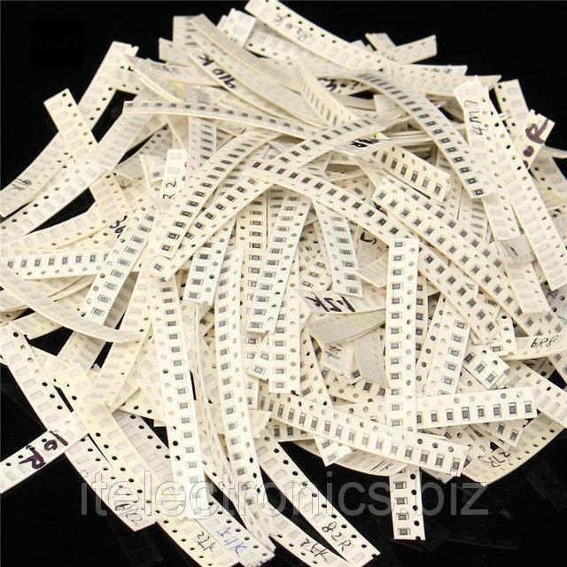Резистори набір 1250 шт. 1206 SMD 50 номіналів по 25 штук
