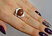 Срібна каблучка з золотом, фото 7