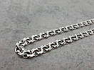 Хіт! срібний ланцюжок бісмарк. Ланцюг срібло ширина 5 мм. 60 см, фото 7