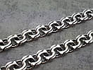 Хіт! срібний ланцюжок бісмарк. Ланцюг срібло ширина 5 мм. 60 см, фото 6
