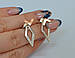 Срібні сережки-гвоздики, фото 8