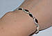Срібний браслет з золотими накладками, фото 8