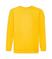 Детский свитер премиум однотонный желтый 031-34