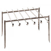 Барбекю-набір Stenson MH-0158, міні-мангал і 6 шампурів