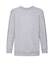 Детский свитер премиум однотонный светло-серый 031-94