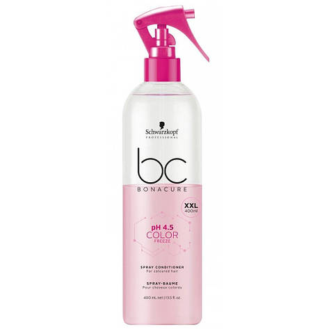 Спрей-кондиціонер для фарбованого волосся SCHWARZKOPF BC Color Freeze Spray Conditioner 400 мл, фото 2