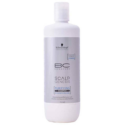 Шампунь для глибокого очищення SCHWARZKOPF BC Scalp Genesis Purifying Shampoo 1000 мл, фото 1