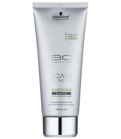 Заспокійливий шампунь для сухої та чутливої шкіри голови SCHWARZKOPF Scalp Genesis Soothing Shampoo 200 мл, фото 1