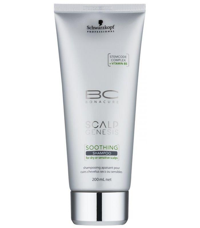 Заспокійливий шампунь для сухої та чутливої шкіри голови SCHWARZKOPF Scalp Genesis Soothing Shampoo 200 мл