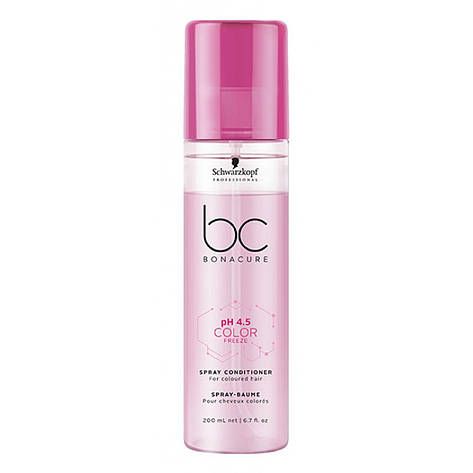 Спрей-кондиціонер для фарбованого волосся SCHWARZKOPF BC Color Freeze Spray Conditioner 200 мл, фото 1