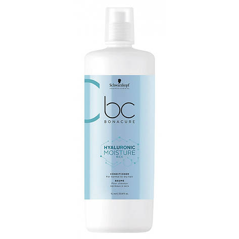 Зволожувальний кондиціонер SCHWARZKOPF BC Hyaluronic Moisture Kick Conditioner 1000 мл, фото 1