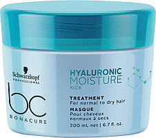 Зволожувальна маска SCHWARZKOPF BC Hyaluronic Moisture Kick Treatment 200 мл