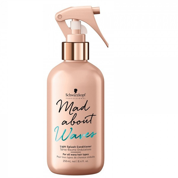 Легкий спрей-кондиціонер для хвилястого волосся SCHWARZKOPF Mad About Waves Light Splash Conditioner 250 мл