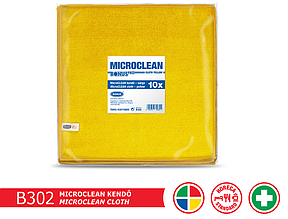 Bonus B302 серветка для професійного прибирання MicroClean 10шт Жолтая