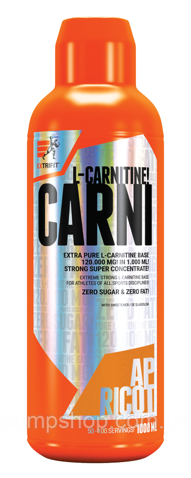 Л-карнітин Extrifit Carni Liquid 120000 1000 мл ( смак манго + ананас )