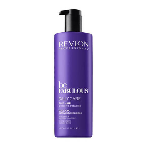 Шампунь для тонкого волосся Revlon Professional Be Fabulous Daily Care Lightweight Shampoo 1000 мл, фото 2