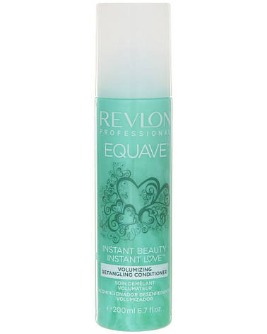 Кондиціонер для тонкого волосся незмивний Revlon Equave Instant Beauty Volumizing Detangling Conditioner 200 мл, фото 1
