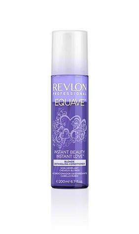 Кондиціонер для блондованого та знебарвленого волосся незмивний Revlon Equave Instant Conditioner 200 мл, фото 1