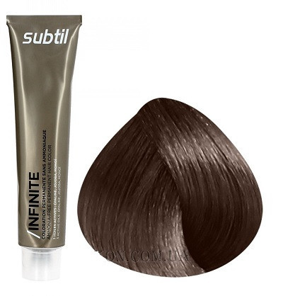 Стійка безамміачна фарба для волосся DUCASTEL Subtil Infinite 60 мл 4.45 — Шатен мідне червоне дерево