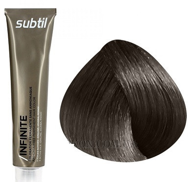Стійка безамміачна фарба для волосся DUCASTEL Subtil Infinite 60 мл 4.15 — Шатен попелясте червоне дерево