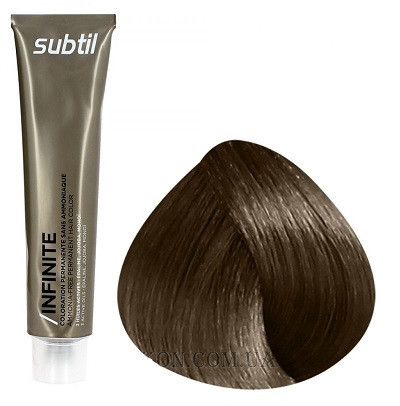 Стійка безамміачна фарба для волосся DUCASTEL Subtil Infinite 60 мл 6.7 — темний блондин коричневий