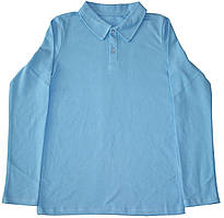 Блакитна сорочка поло для хлопчика, зріст 158 см, 164 см, Robinzone