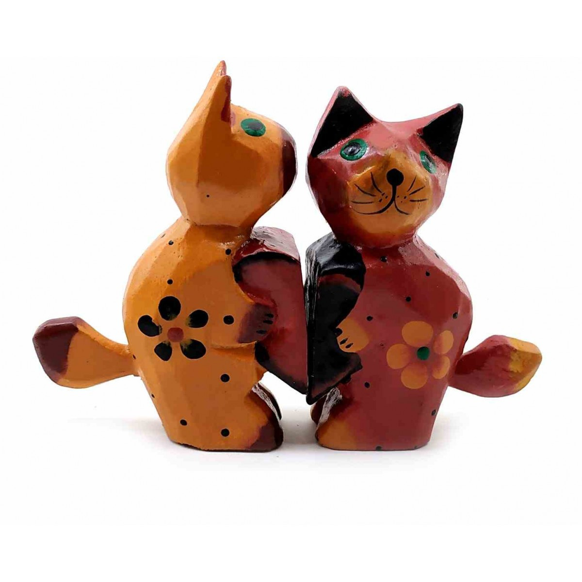 Статуетка дерев'яна Кішки пари, фото 1
