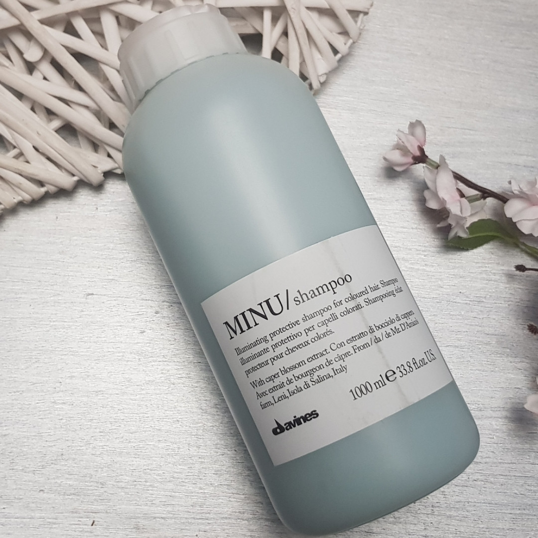 Захисний шампунь для збереження косметичного кольору волосся Davines Essential Haircare New Minu Shampoo 1000 мл