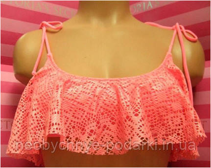 Топ Victoria's Secret PINK з мереживним драпіруванням, розмір S