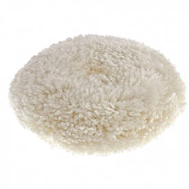 Диск полірувальний із крученої вовняної нитки, "під липучку" 180 мм