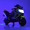 Дитячий мотоцикл BMW на акумуляторі M 3681AL-4 синій (різні кольори), надувні колеса, світло/звук, USB,MP3., фото 9