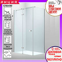 Прямоугольная душевая кабинка Volle Libra 120x80 см 10-22-908Lglass левая