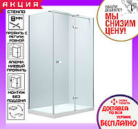 Прямоугольная душевая кабинка 120x80 см с поддоном Volle Libra 10-22-908 R правая