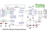 Модуль CAN шини, конвертер SPI - CAN на MCP2515 і TJA1050 [#8-7], фото 6