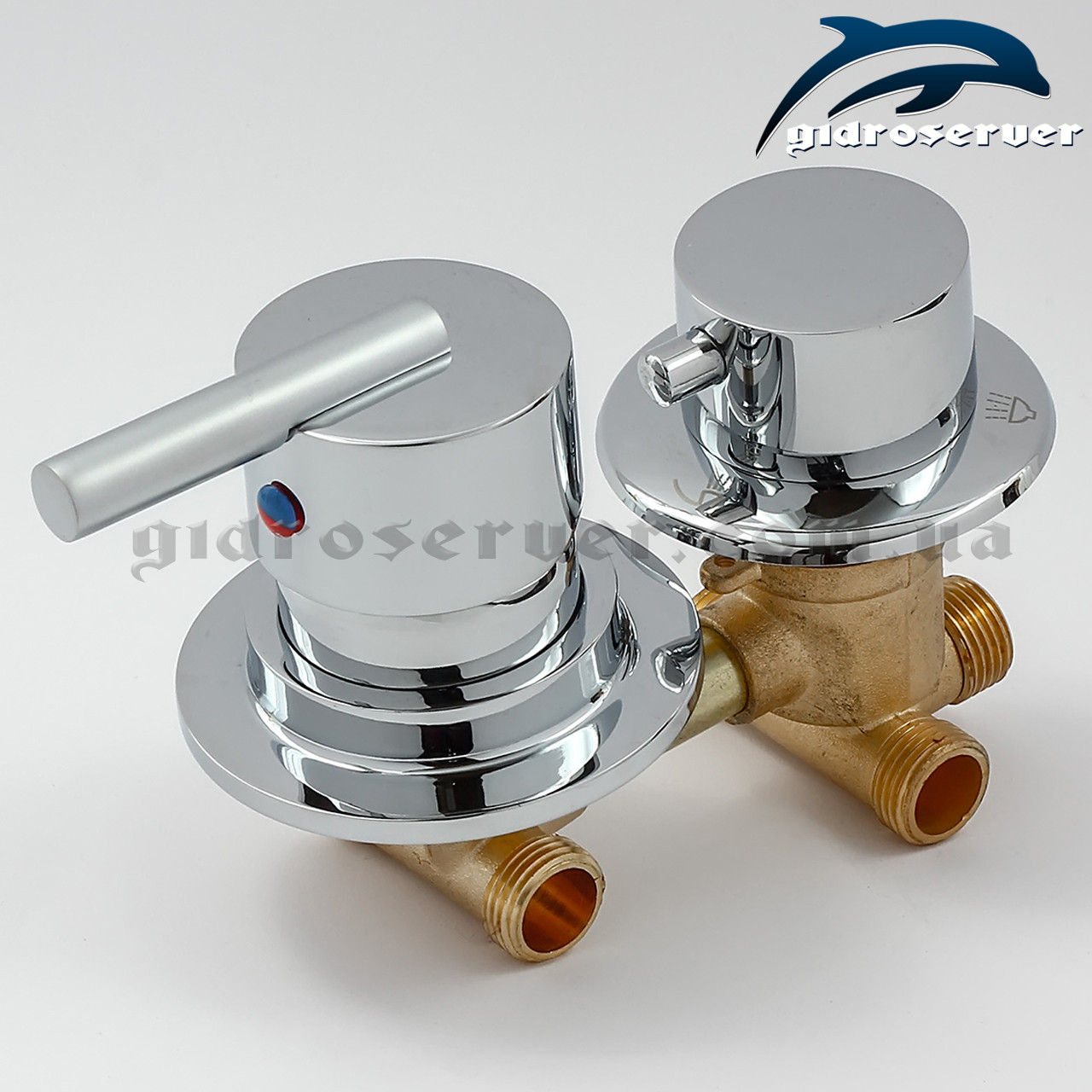 Змішувач для душової кабіни G3-80 на 3 положення., фото 1