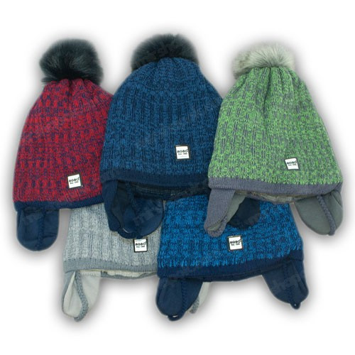 Детский комплект - шапка и шарф для мальчика