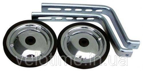 Допоміжні колеса Longus 12/20 "на дитячий велосипед (комплект) (сірий), фото 1