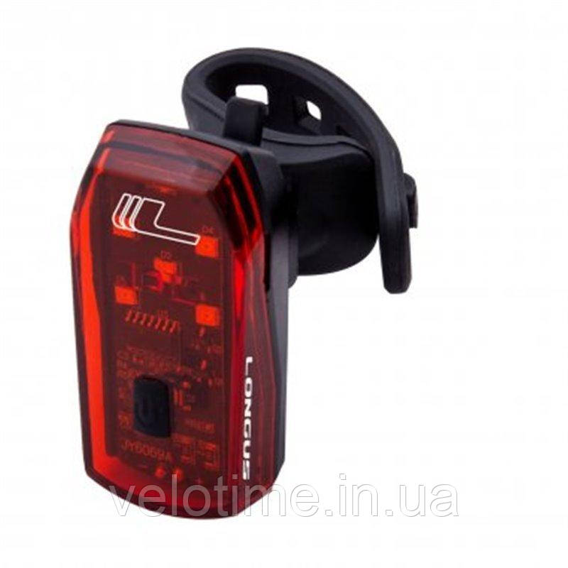 Фара задня Longus BRAKE 5 LED 1 ф-ція + гальмо (чорний)