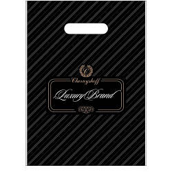 Поліетиленовий пакет із прорізною ручкою 220*300 мм Лакшері 50 шт.