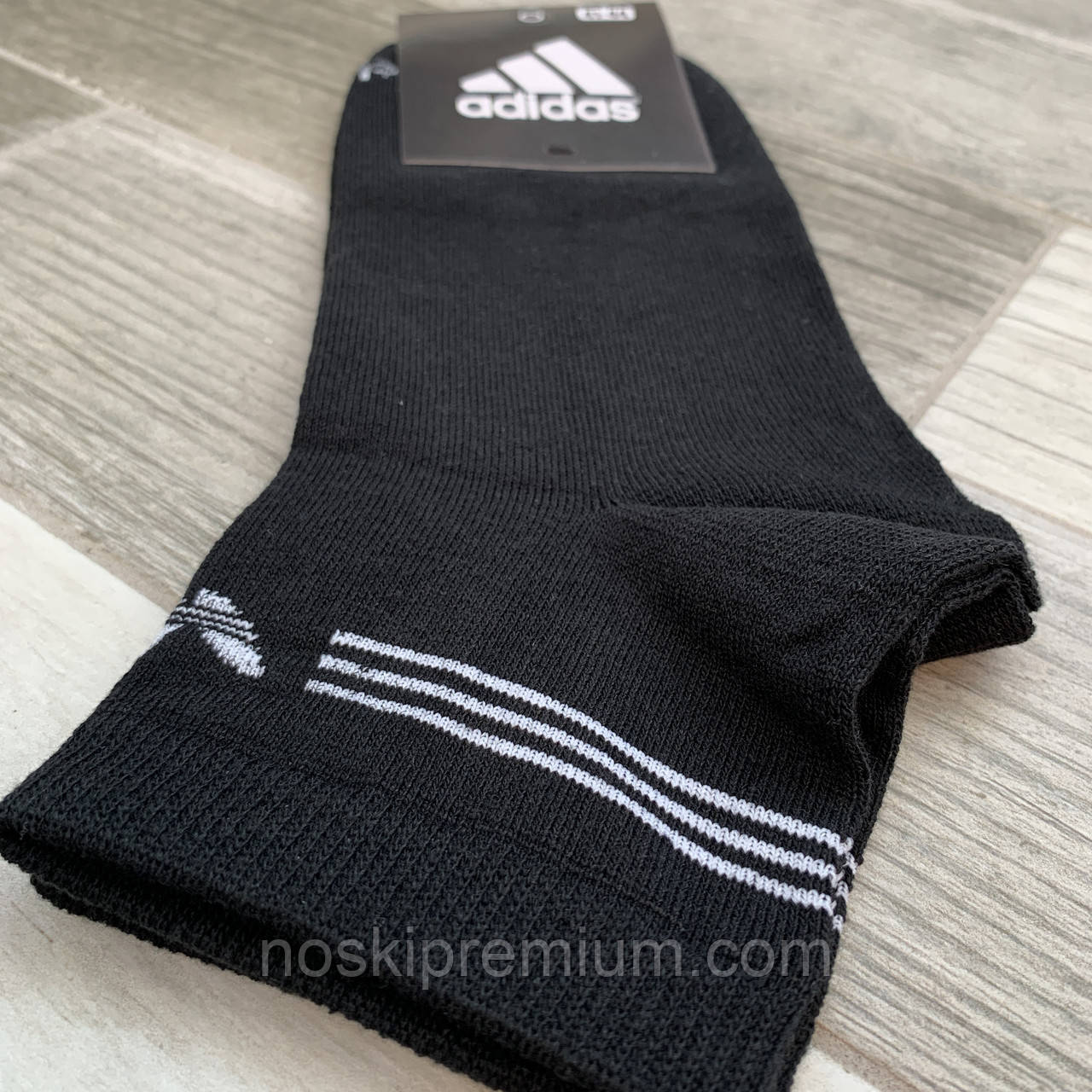 Носки мужские демисезонные х/б спортивные Adidas, Athletic Sports, средние, ассорти, 12555 - фото 2 - id-p494263319