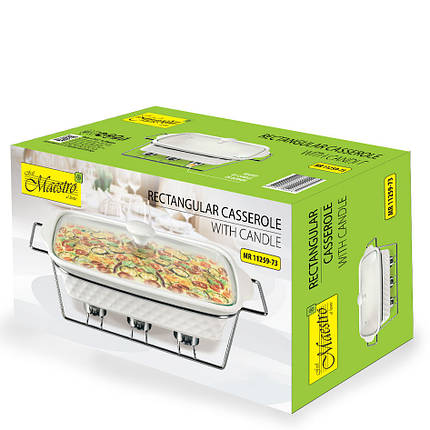 Прямокутний марміт 1,1 л Maestro MR-11259-73 ID 3615323, фото 2